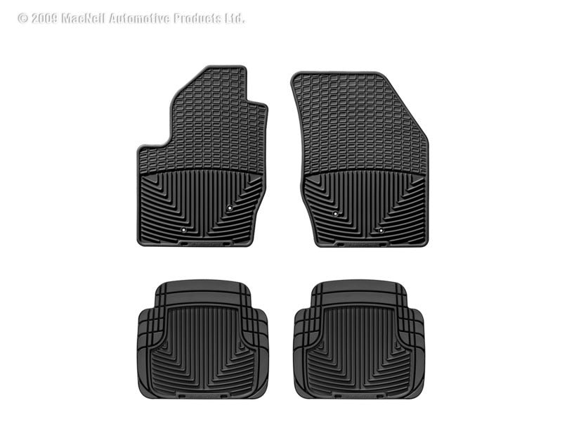 WT Rubber Mats - Front - Blk