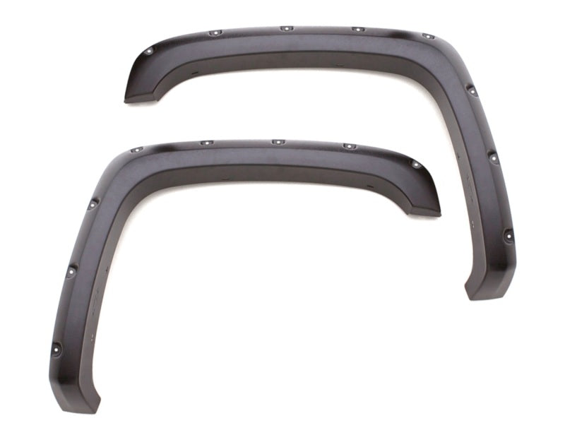 Lund 07-14 GMC Sierra 2500 RX-Rivet Style Smooth Elite Series Fender Flares - Black (4 Pc.)