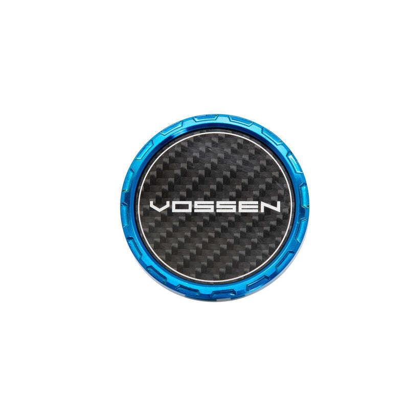 Vossen Classic Carbon Billet Sport Cap 2.0 - Small (VHF) - Transparent Blue - Twill Weave (Gloss)