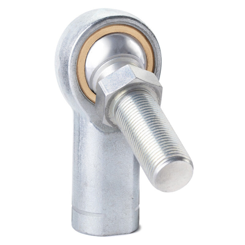 QA1 V Series 3-Pc Rod End - Female/Left Hand - 8mm Bore x M8x1.25 w/Stud - Carbon Steel