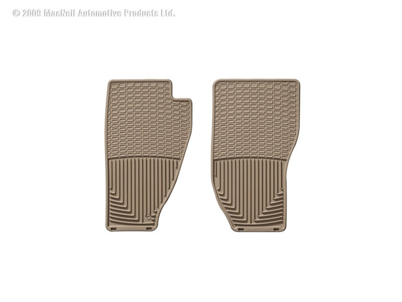 WeatherTech 84-96 Jeep Cherokee (2 door) Front Rubber Mats - Tan