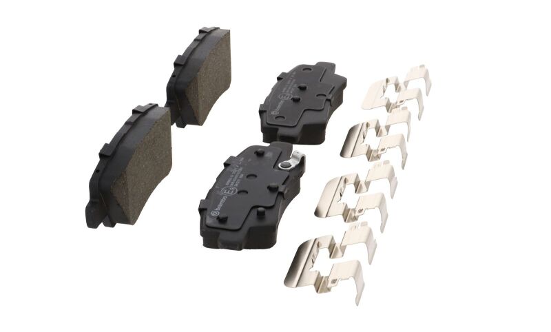 Brembo OE 2017 Hyundai Elantra/18-22 Ioniq/18-19 Sonata/16-17 Veloster Low-Met Brake Pad - Rear