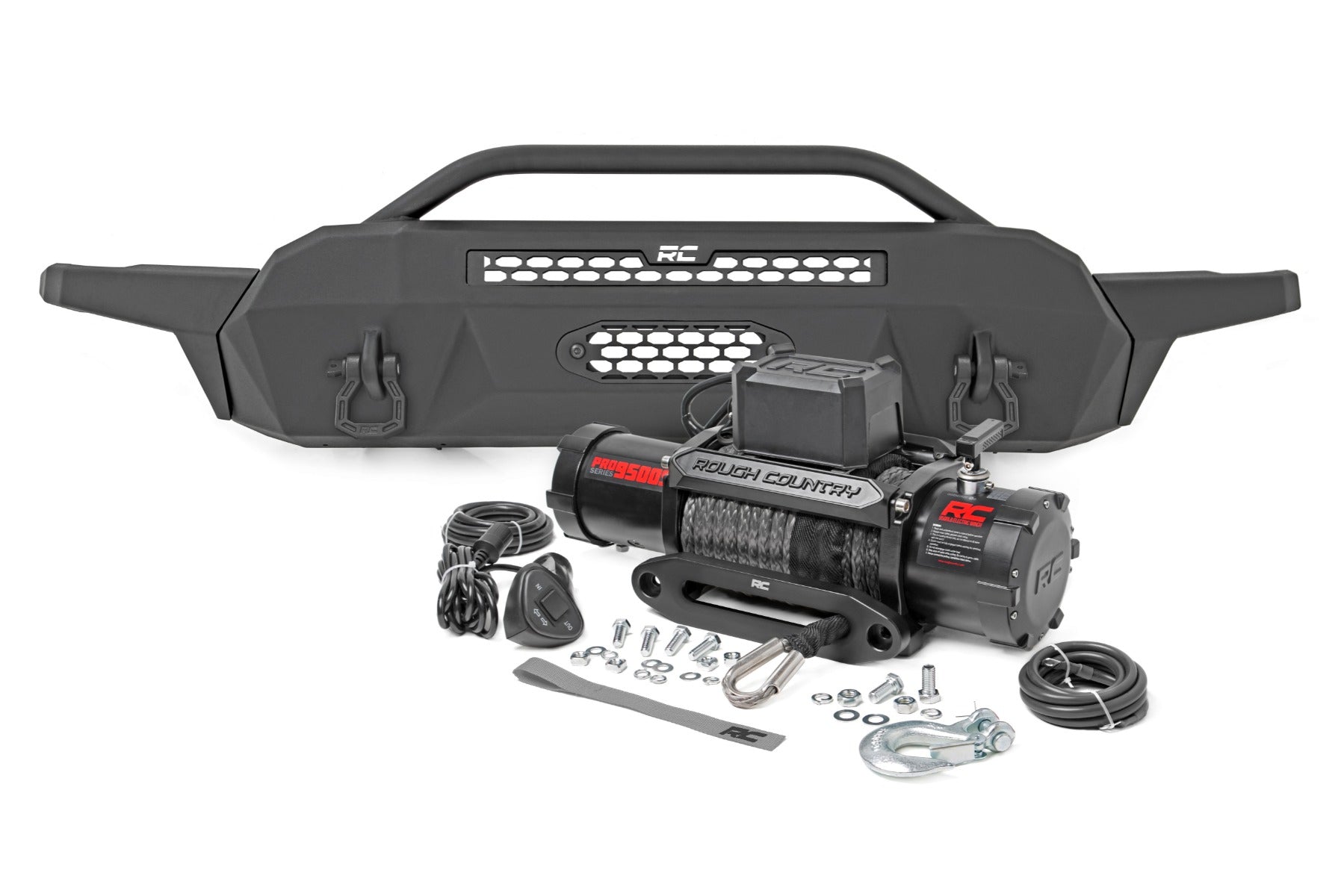 Rough Country High Clearance Front Bumper for 2016-2023 Toyota Tacoma 2WD / 4WD