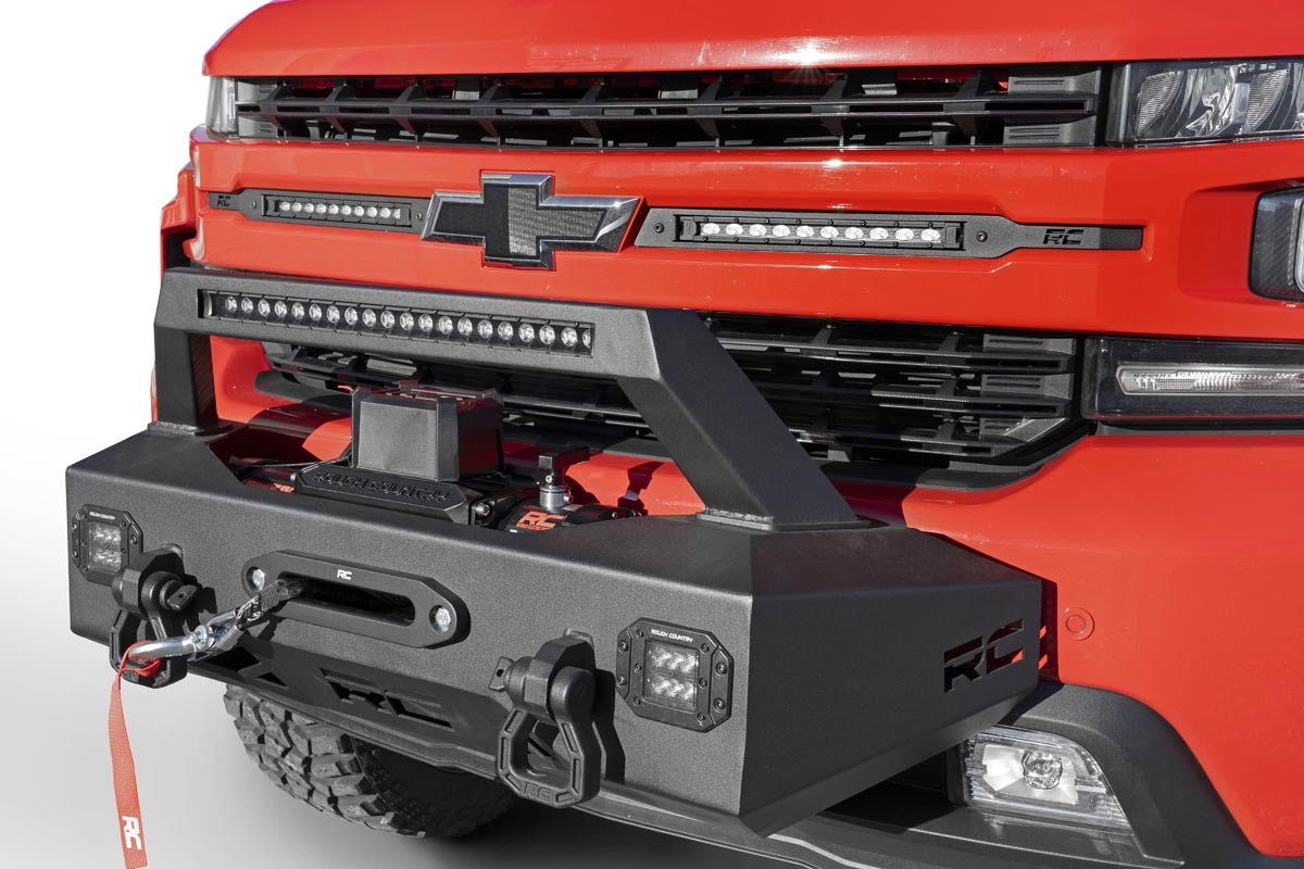 Rough Country 10765 EXO WINCH MOUNT KIT for 2019-2023 Silverado 1500 2WD/4WD