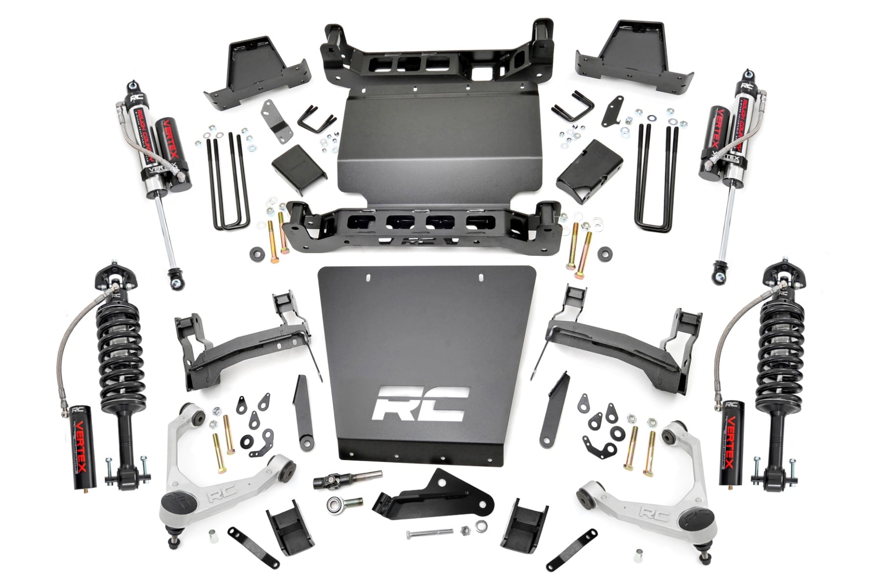 7 Inch Stamped Steel LCA Lift Kit | Forged UCA | Bracket | Vertex | Chevy/GMC 1500 (16-18)