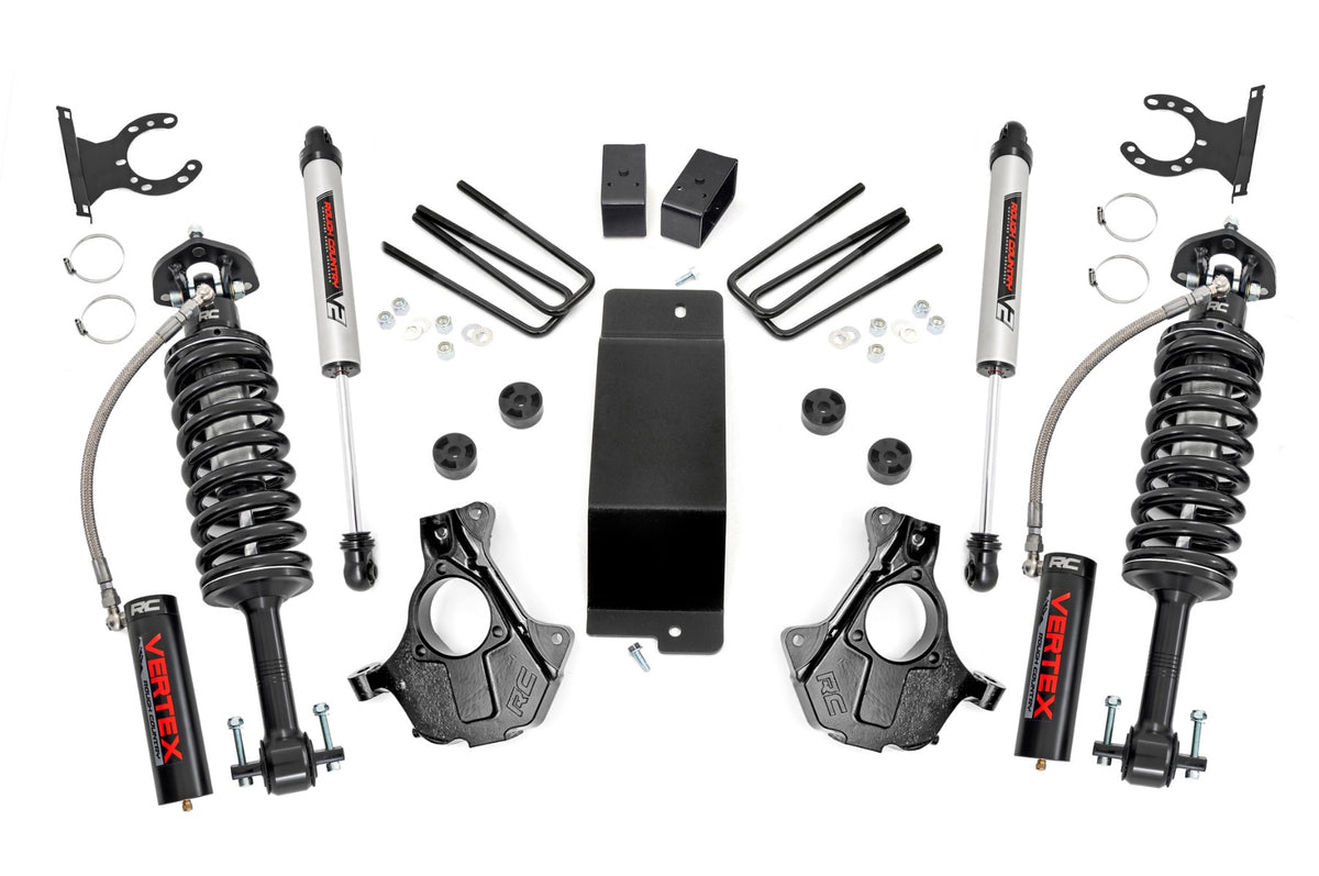 3.5 Inch Lift Kit | Cast Steel LCA | Vertex/V2 | Chevy/GMC 1500 (14-18 & Classic)