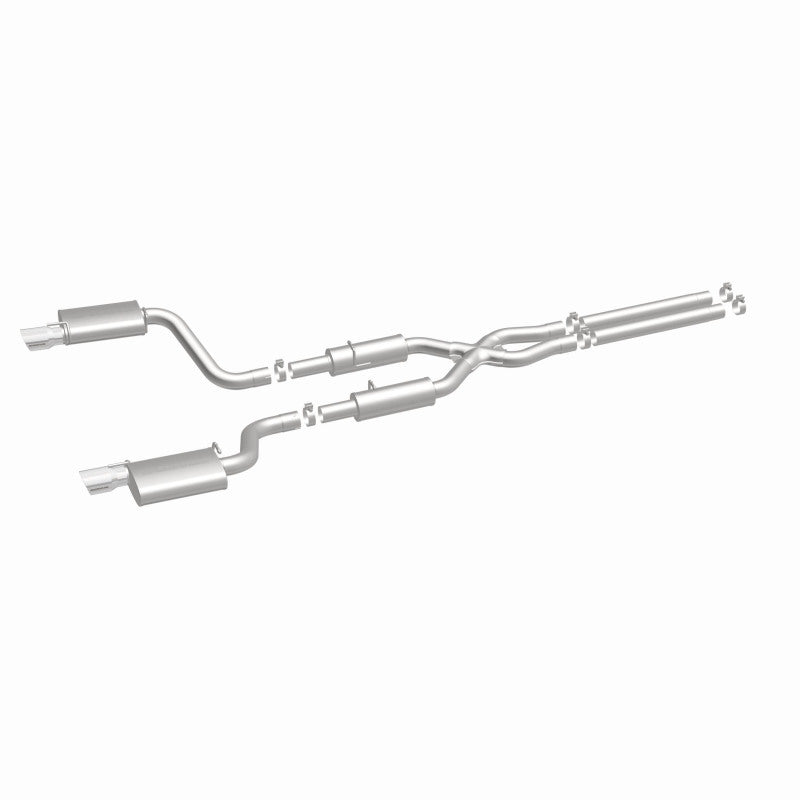 MagnaFlow 11-12 Dodge Charger SRT-8 Hemi Dual Split Rear Exit Stainless Cat-Back Performance Exhaust