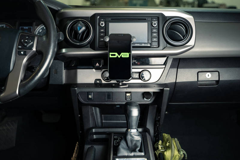 DV8 Offroad 16-23 Toyota Tacoma Center Console Molle Panels & Device Mount-DV8 Offroad-797 Offroad
