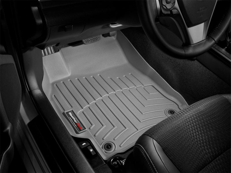 WeatherTech 09-14 Ford F-150 Front FloorLiner - Grey (Fits Vehicles w/ Dual Floor Posts)