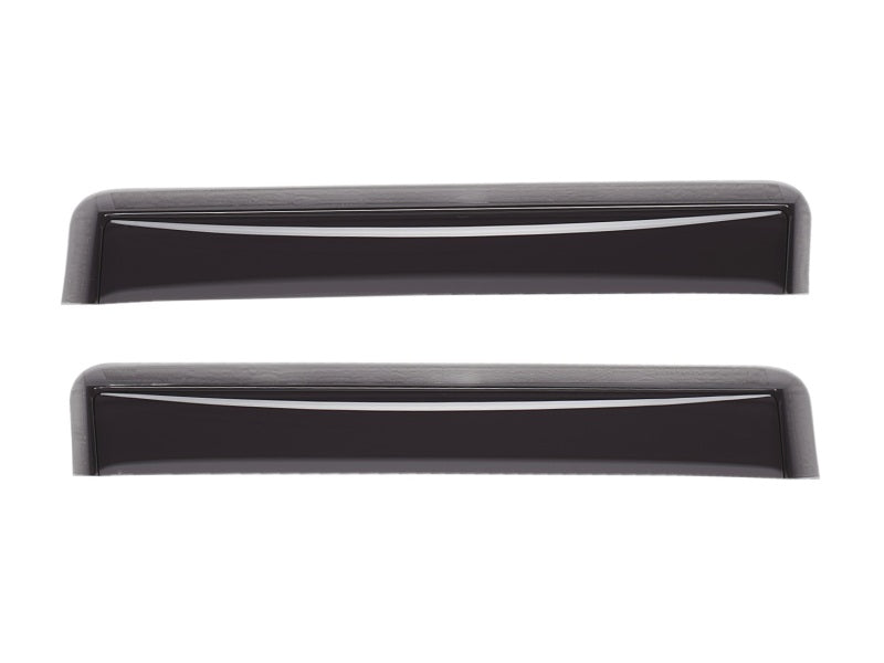 WeatherTech 07-09 Saturn Aura Rear Side Window Deflectors - Dark Smoke