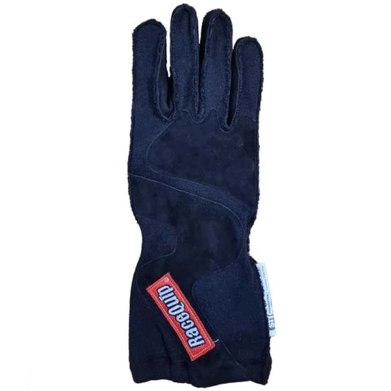 RaceQuip 356 Series 2 Layer Nomex Outseam Race Gloves SFI 3.3 / 5 All Black & Black 2X-Large-Racequip-797 Offroad