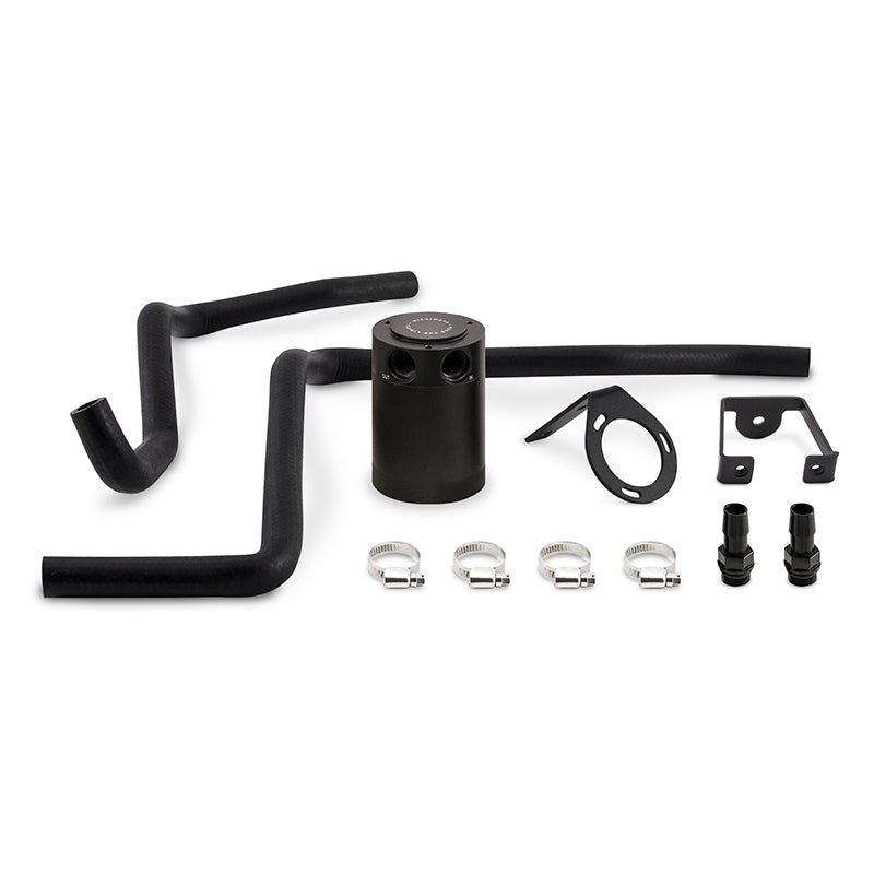 Mishimoto 12-14 Dodge Charger / 12-14 Chrysler 300C 6.4L Direct Fit Oil Catch Can Kit - Black