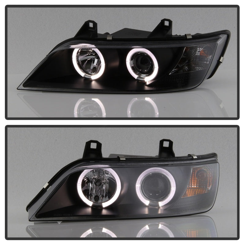 Spyder BMW Z3 96-02 Projector Headlights LED Halo Black High H1 Low H1 PRO-YD-BMWZ396-HL-BK