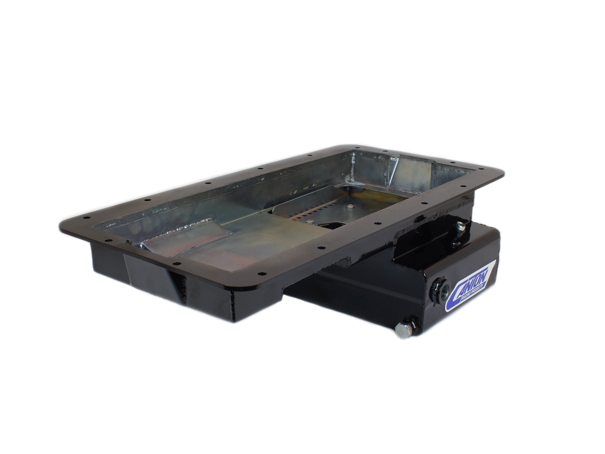Canton 15-738BLK Oil Pan For Ford 5.0 Coyote Road Race Front T Sump Pan