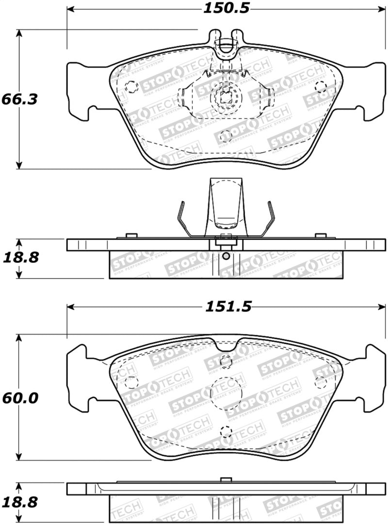 StopTech Street Brake Pads