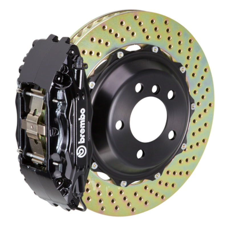 Brembo 00-03 M5/97-03 5-Series Front GT BBK 4 Piston Cast 2pc 355x32 2pc Rotor Drilled-Black