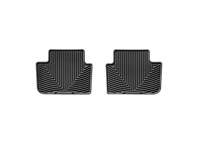 WeatherTech 04+ BMW X3 Rear Rubber Mats - Black