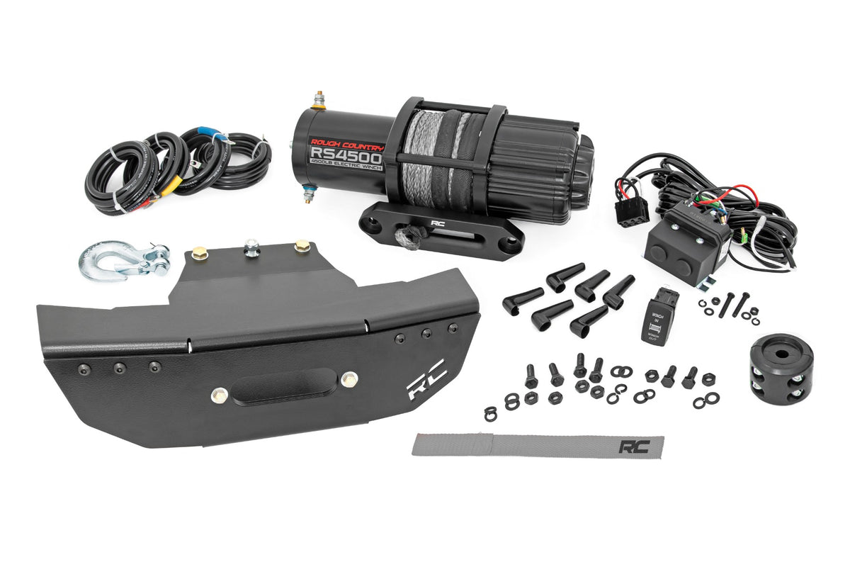 Winch Mount | RS4500S | Polaris RZR Turbo S4