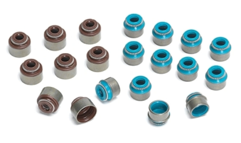 Supertech Scion tC 2AZFE / Toyota Celica 1ZZ/2ZZ 5.5mm Viton Exhaust Valve Stem Seal - Set of 12