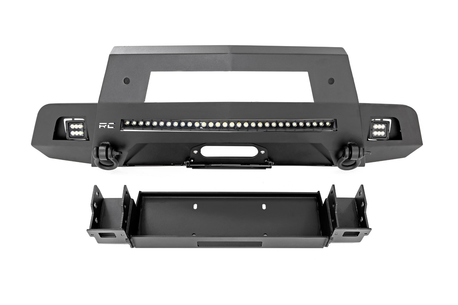 Rough Country 10805 Hidden Winch Bumper for 2019-2022 Chevy Silverado 1500 2WD / 4 WD