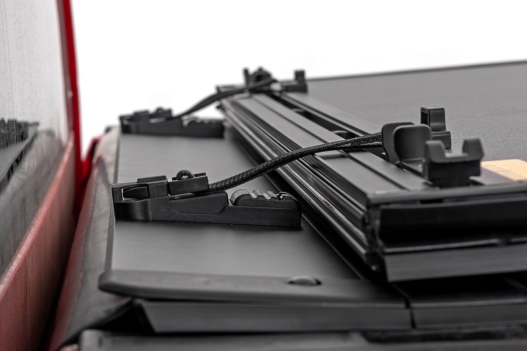 Rough Country 49120580 Tri Fold Aluminum Hard Tonneau Cover for 2019-2024 Silverado Sierra 1500