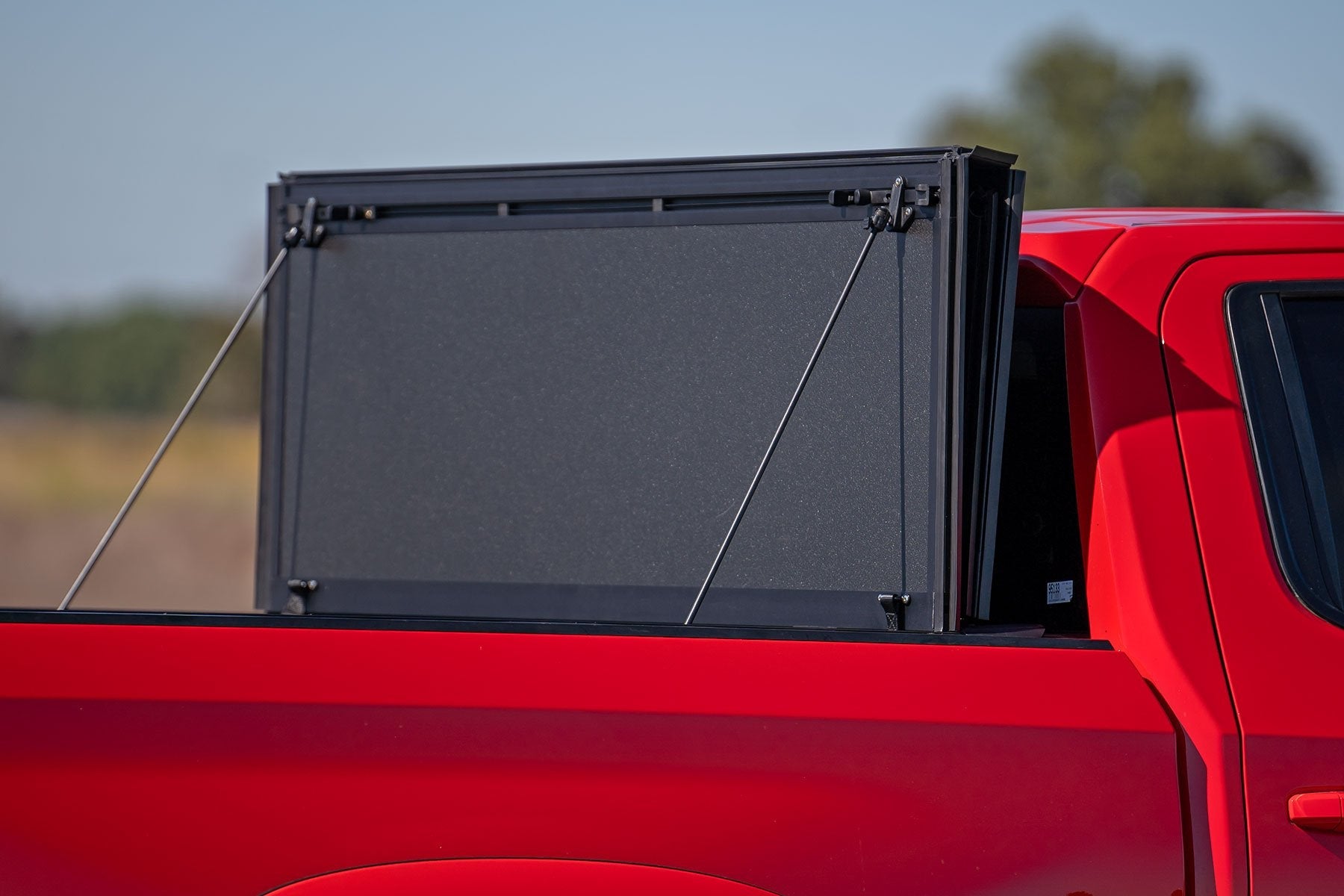 Rough Country 49120580 Tri Fold Aluminum Hard Tonneau Cover for 2019-2024 Silverado Sierra 1500