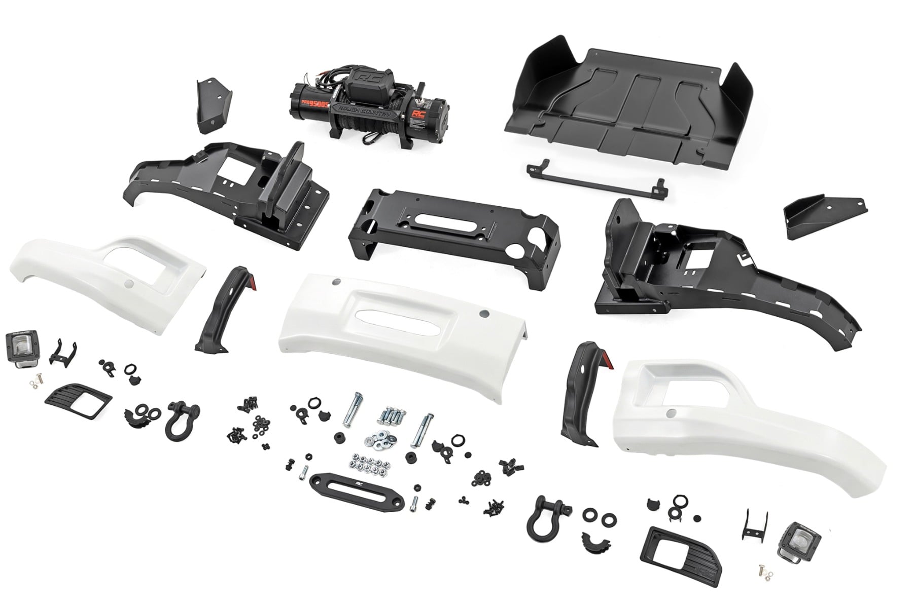 Front FXS Bumper | 12000S | GAZ Summit White | Chevy Silverado 1500 (23-26)