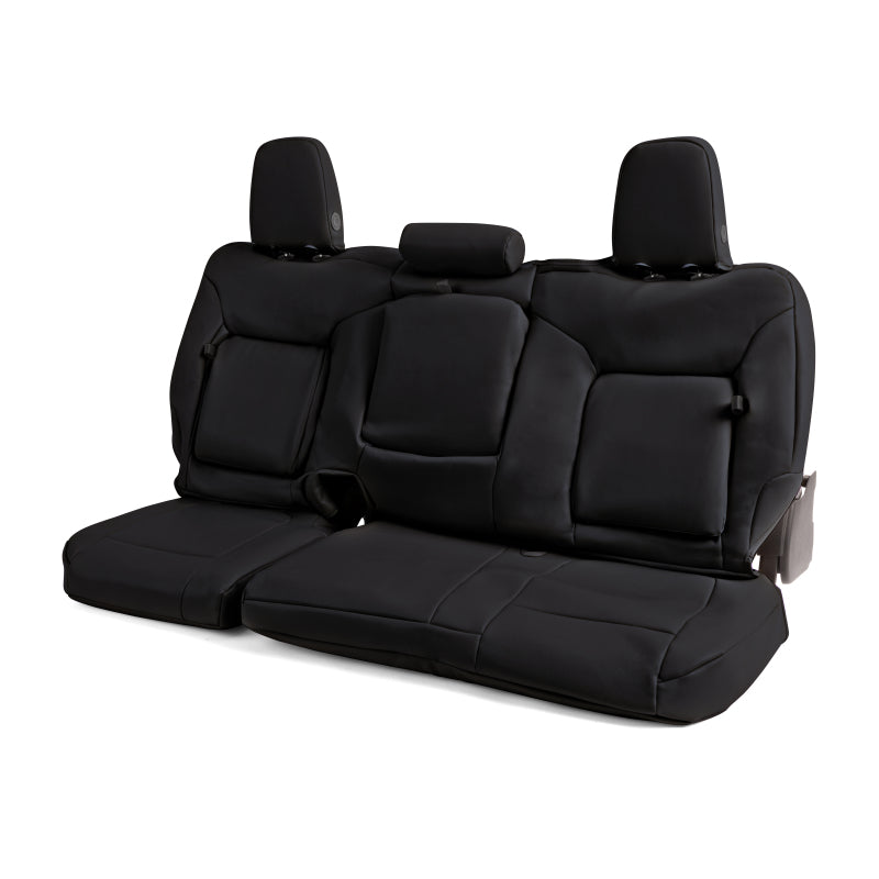 Covercraft 16-19 Chevrolet Silverado/GMC Leatherette PrecisionFitFront Row Seat Covers - Blk