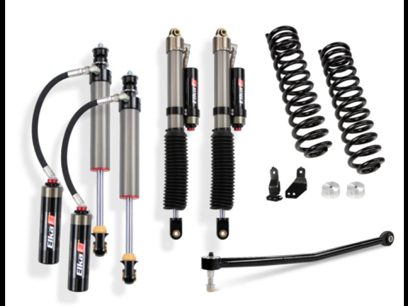 Cognito 17-19 Ford F-250/350 SD 4WD 2in Elite Leveling Kit w/ 2.5 Elka Remote Reservoir Shocks