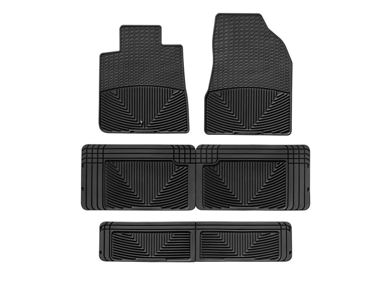 WT Rubber Mats - Rear - Blk