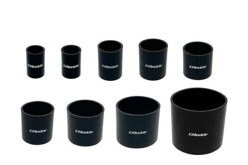 GReddy 100mm x 100mm Silicone Straight Hose - Black