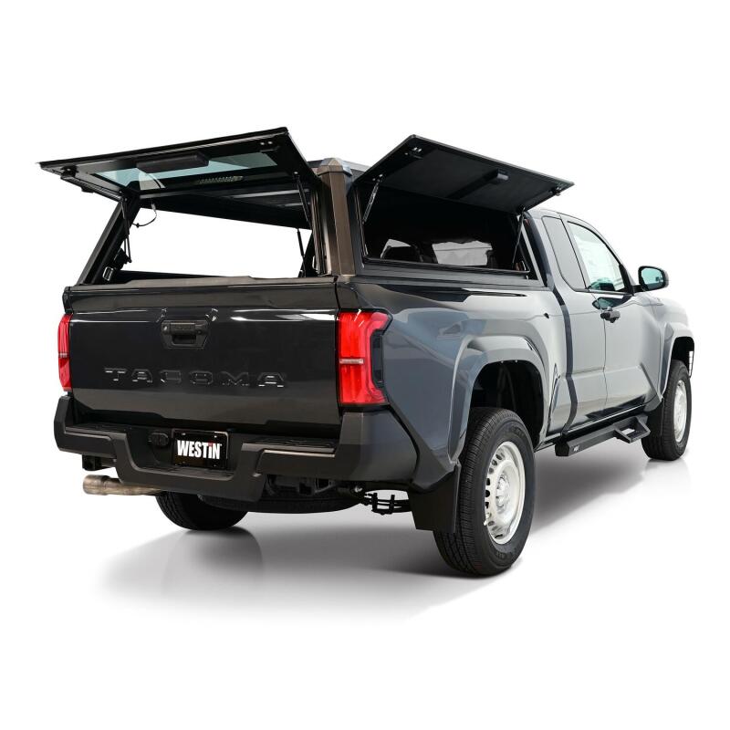 Westin 2024 Toyota Tacoma DC 6ft. Bed Aluminum Bed Topper Black - BOX 1 & BOX 2 (COMPLETE KIT)