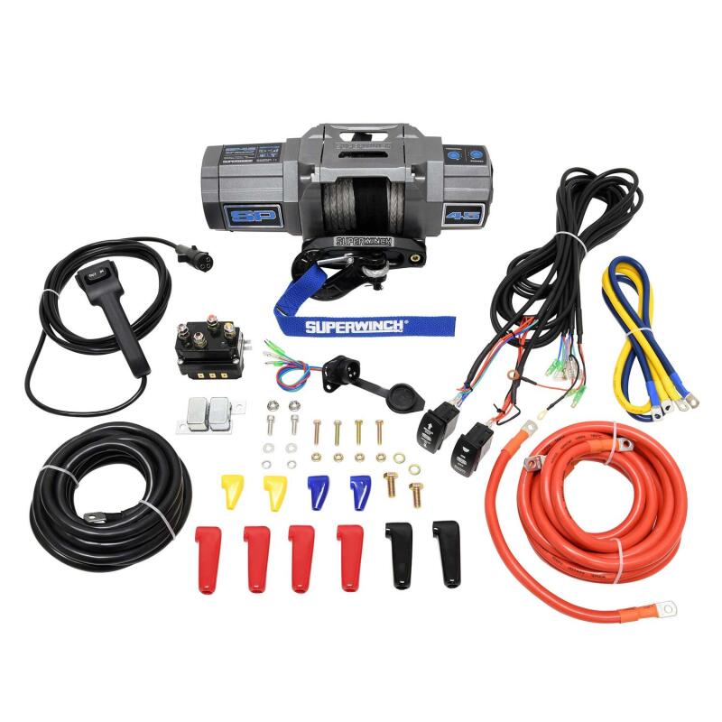 Superwinch SP 45SR Winch w/ Synthetic Rope - Graphite