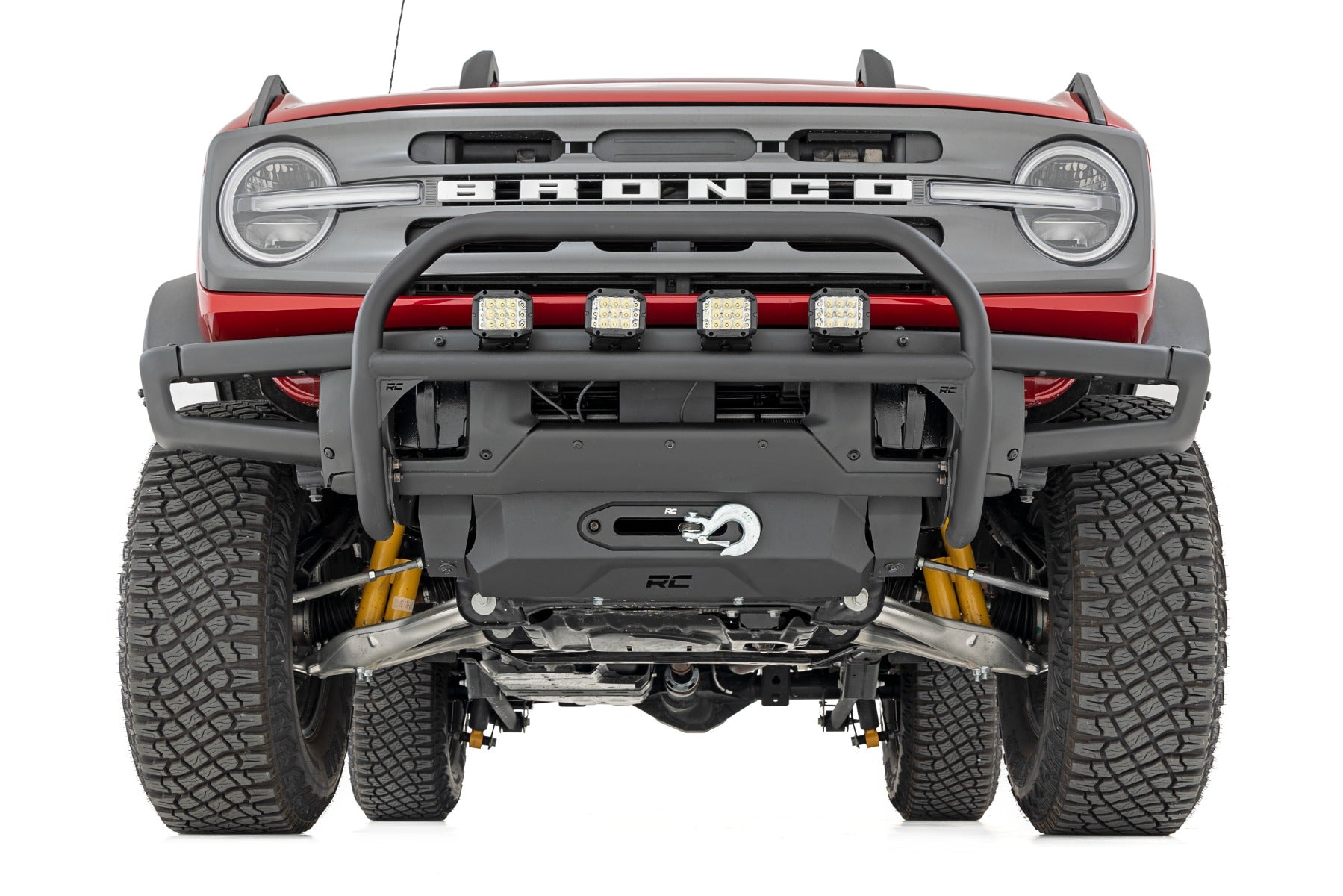 Nudge Bar | 20 Inch Chrome Single Row LED | OE Modular Steel | Ford Bronco (21-26)