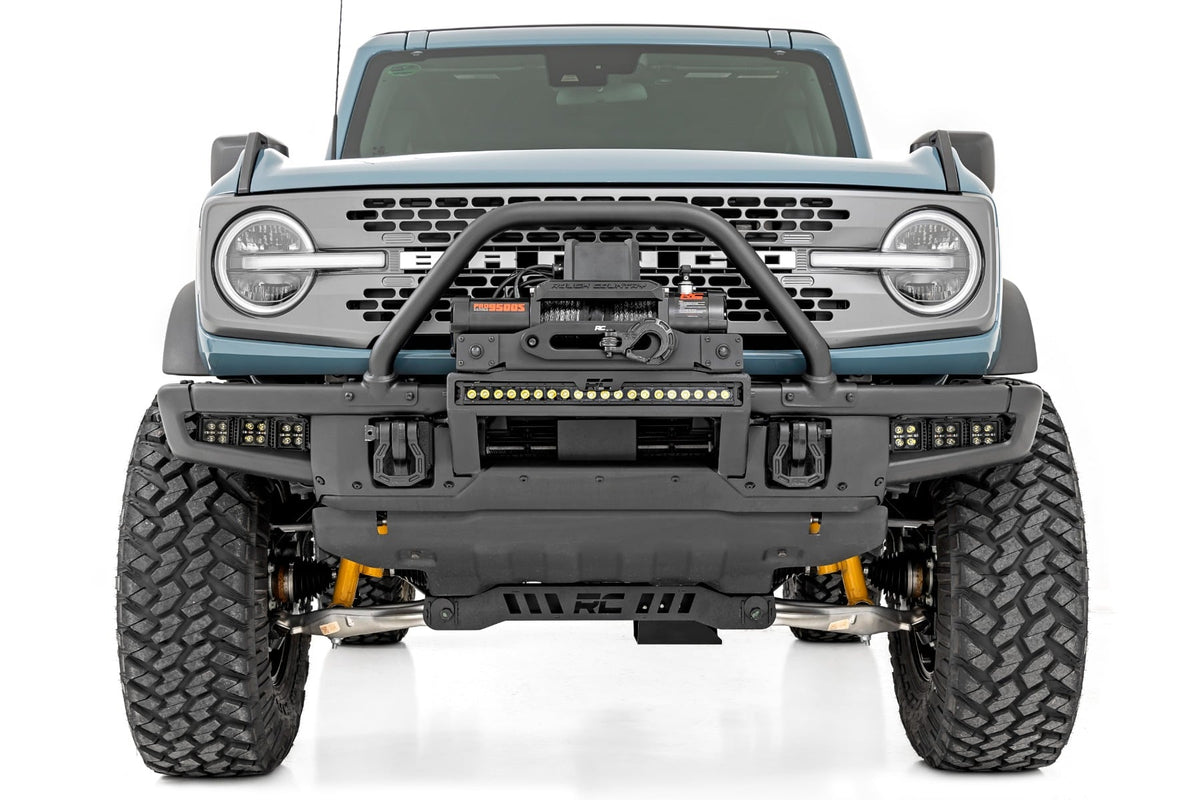 LED Light Kit | Fog Mount | Triple 2" Black Pair | White DRL | Ford Bronco (21-26)