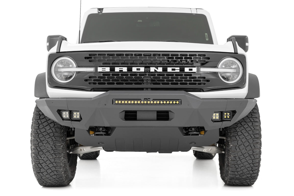 Front Bumper | Modular | Full Wings | Amber DRL | Ford Bronco 4WD (2021-2026)