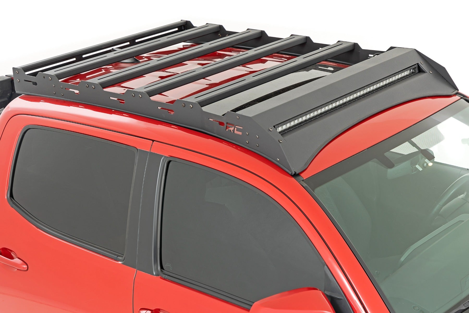 Rough Country Low Profile LED Roof Rack for 2005-2023 Toyota Tacoma 2WD / 4WD