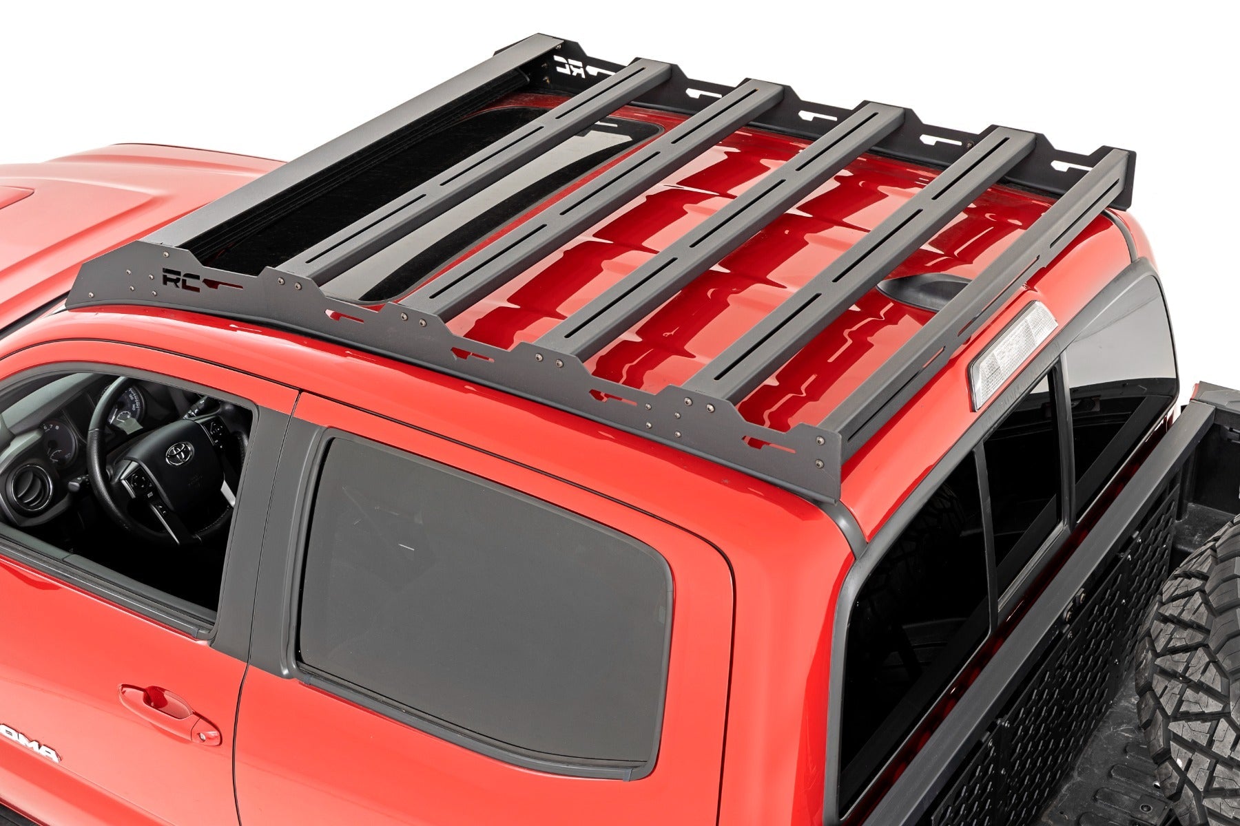 Rough Country Low Profile LED Roof Rack for 2005-2023 Toyota Tacoma 2WD / 4WD
