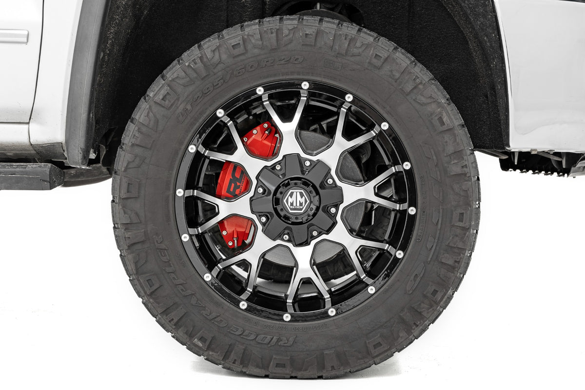 Caliper Covers | Front and Rear | Red | Chevy/GMC Sierra 1500 (19-26)/Silverado 1500 (19-26)