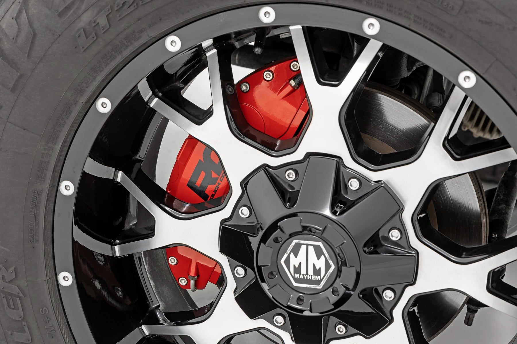 Caliper Covers | Front and Rear | Red | Ford F-250/F-350 Super Duty (23-26)