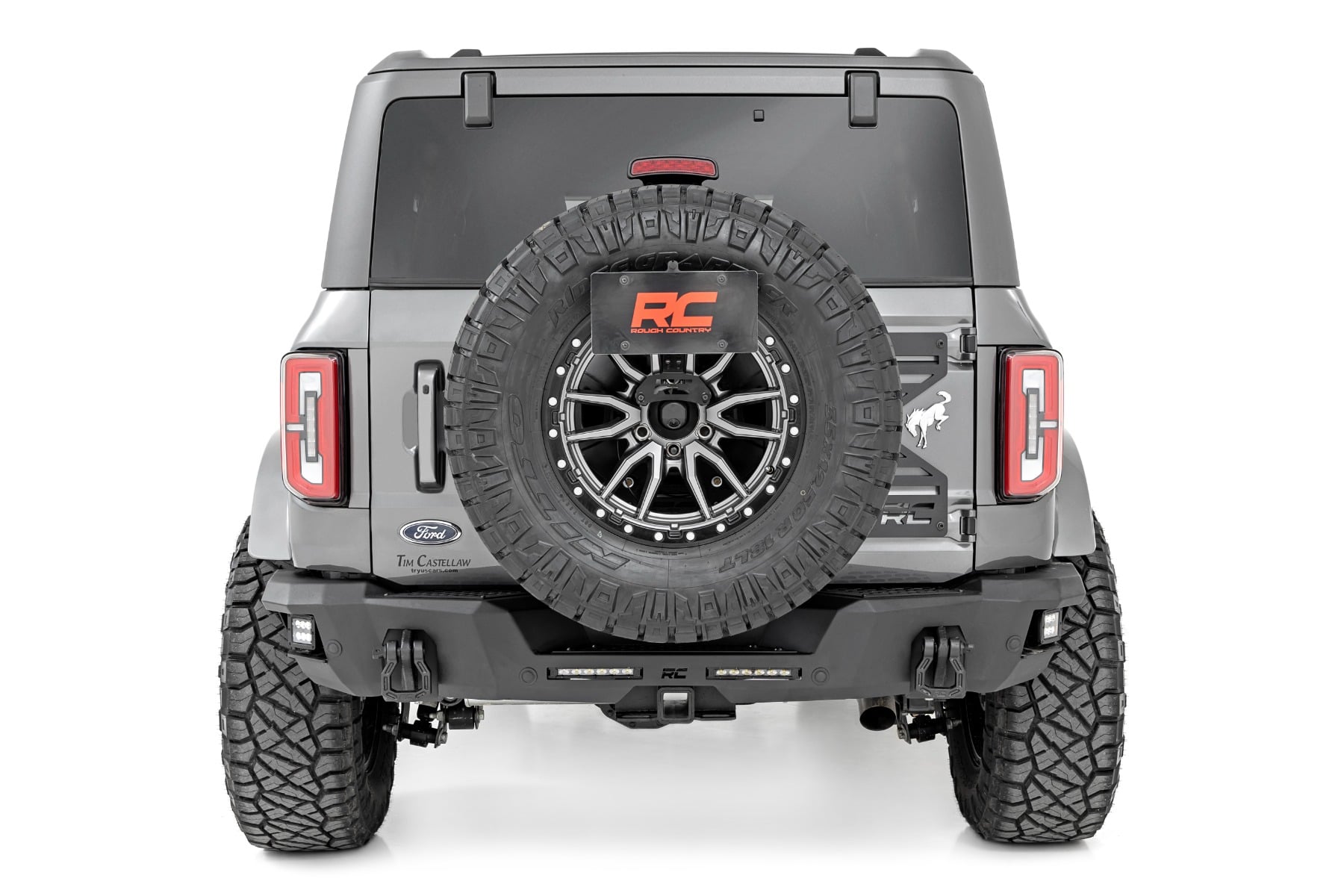 Rear Bumper | Black Series LED | 6" Pair | Slim Line | | Ford Bronco (21-26)