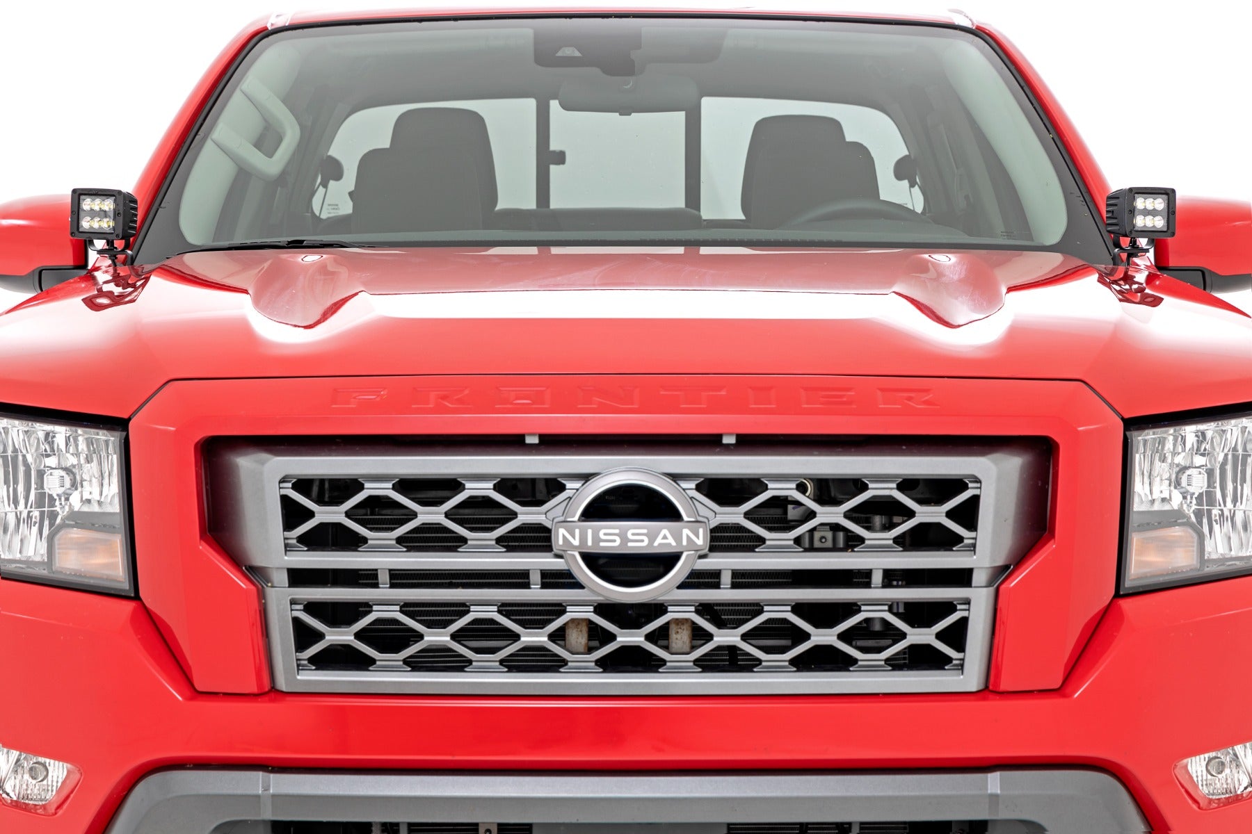 LED Light Kit | Ditch Mount | 2" Black Pair | Flood | Nissan Frontier (22-26)