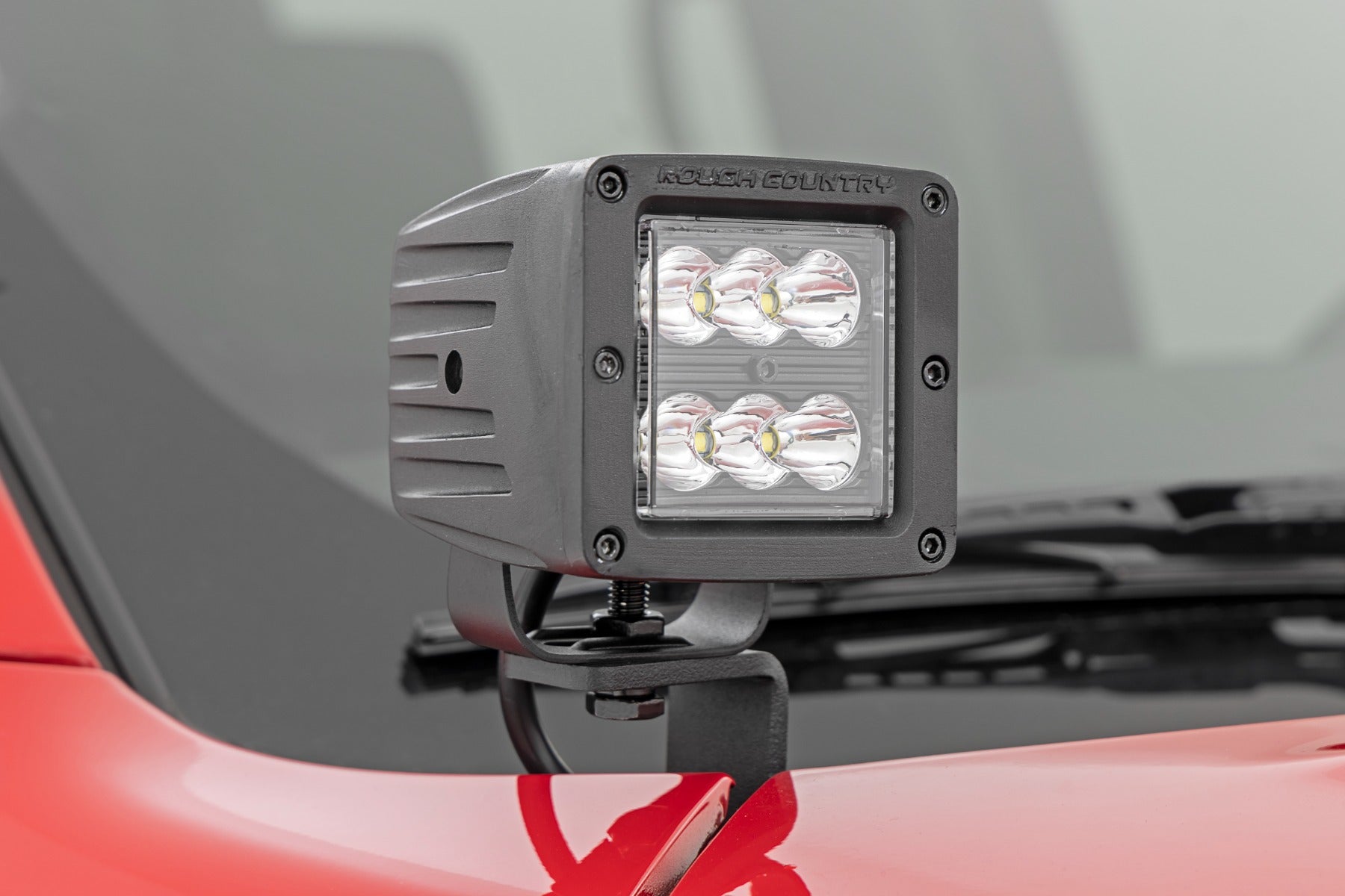 LED Light Kit | Ditch Mount | 2" Black Pair | Flood | Nissan Frontier (22-26)
