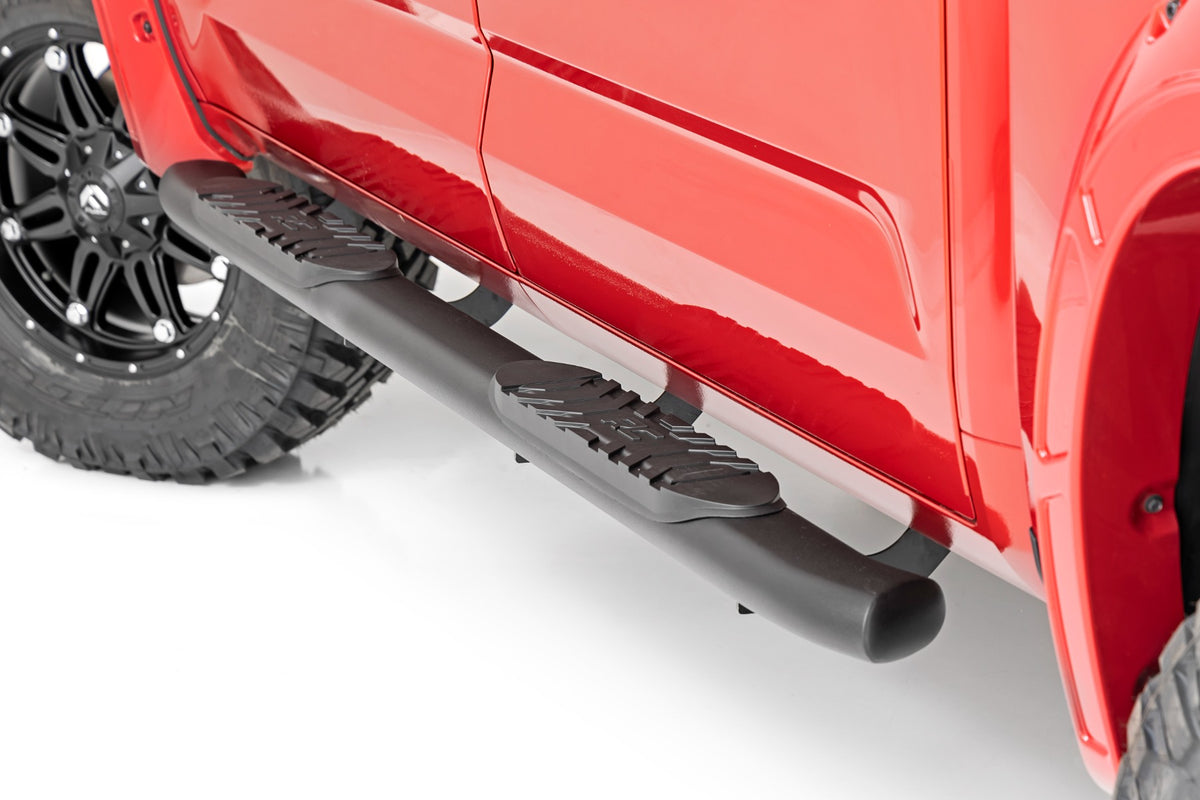 Oval Nerf Steps | Crew Cab | Black | Toyota Tundra 2WD/4WD (2022-2026)