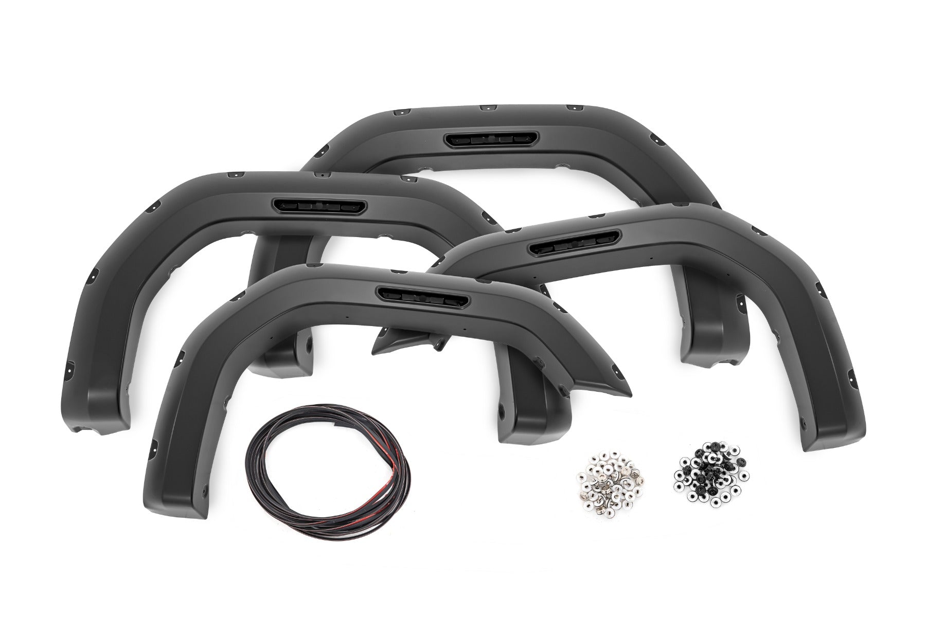 Pocket Fender Flares | GXD Sterling Grey Metallic | GMC Sierra 2500 HD/Sierra 3500 HD (20-26)