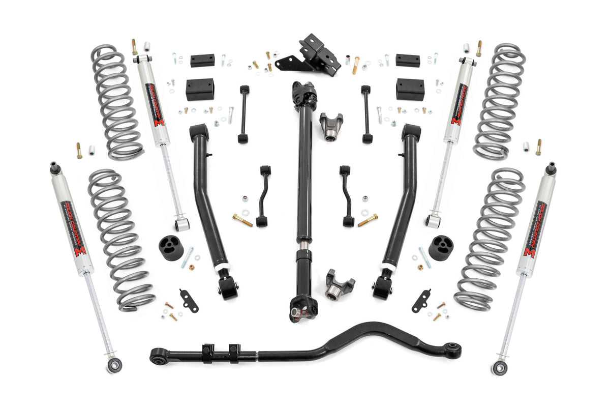 3.5 Inch Lift Kit | Adj Lower | FR D/S | M1 | Jeep Wrangler Unlimited Rubicon (18-23)