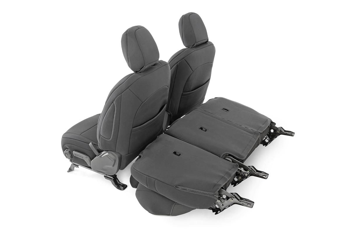 Seat Covers | Front and Rear | Jeep Wrangler Unlimited 4WD (2018-2026)