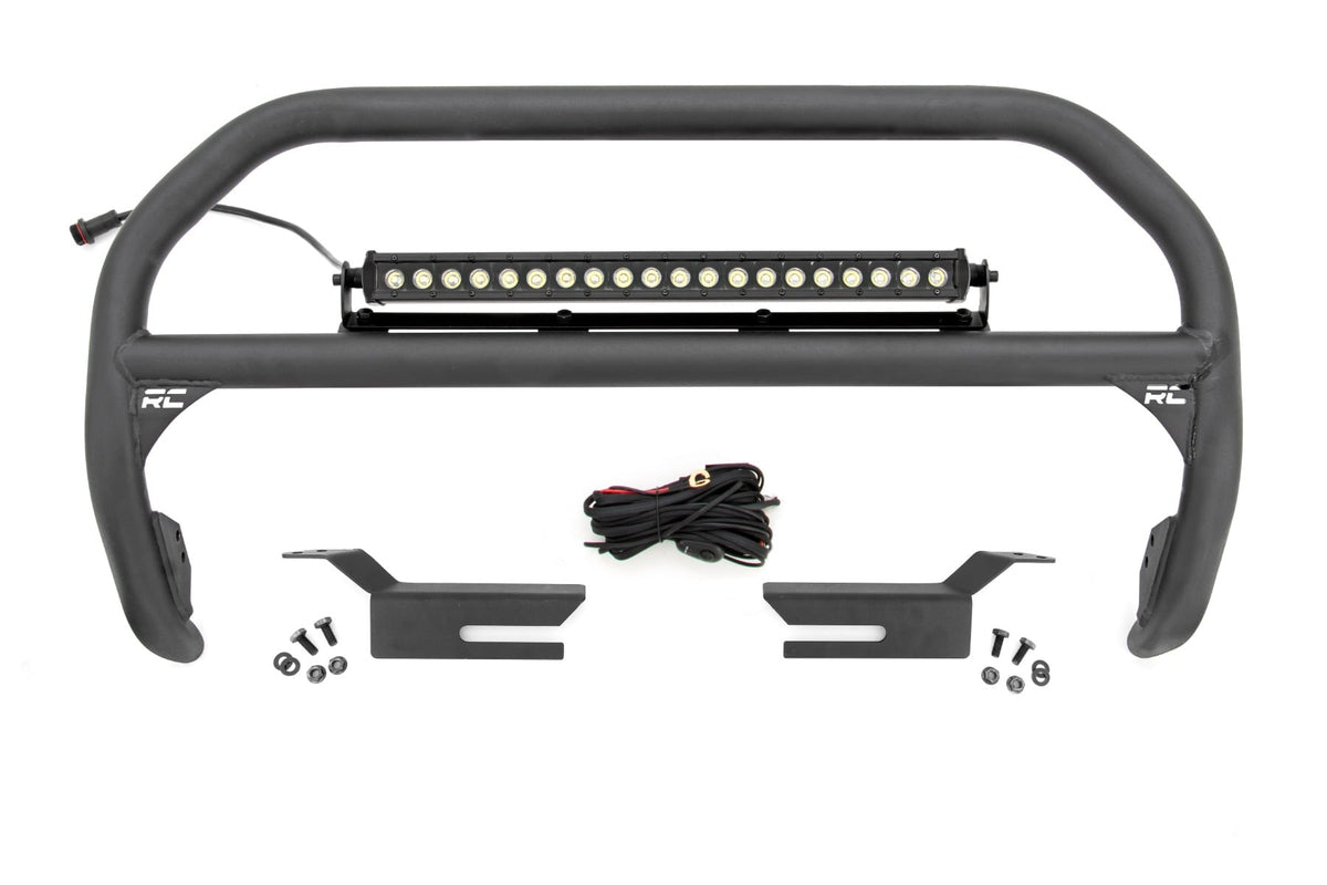 Nudge Bar | 20 Inch Black Single Row LED | Ford Bronco 4WD (2021-2026)