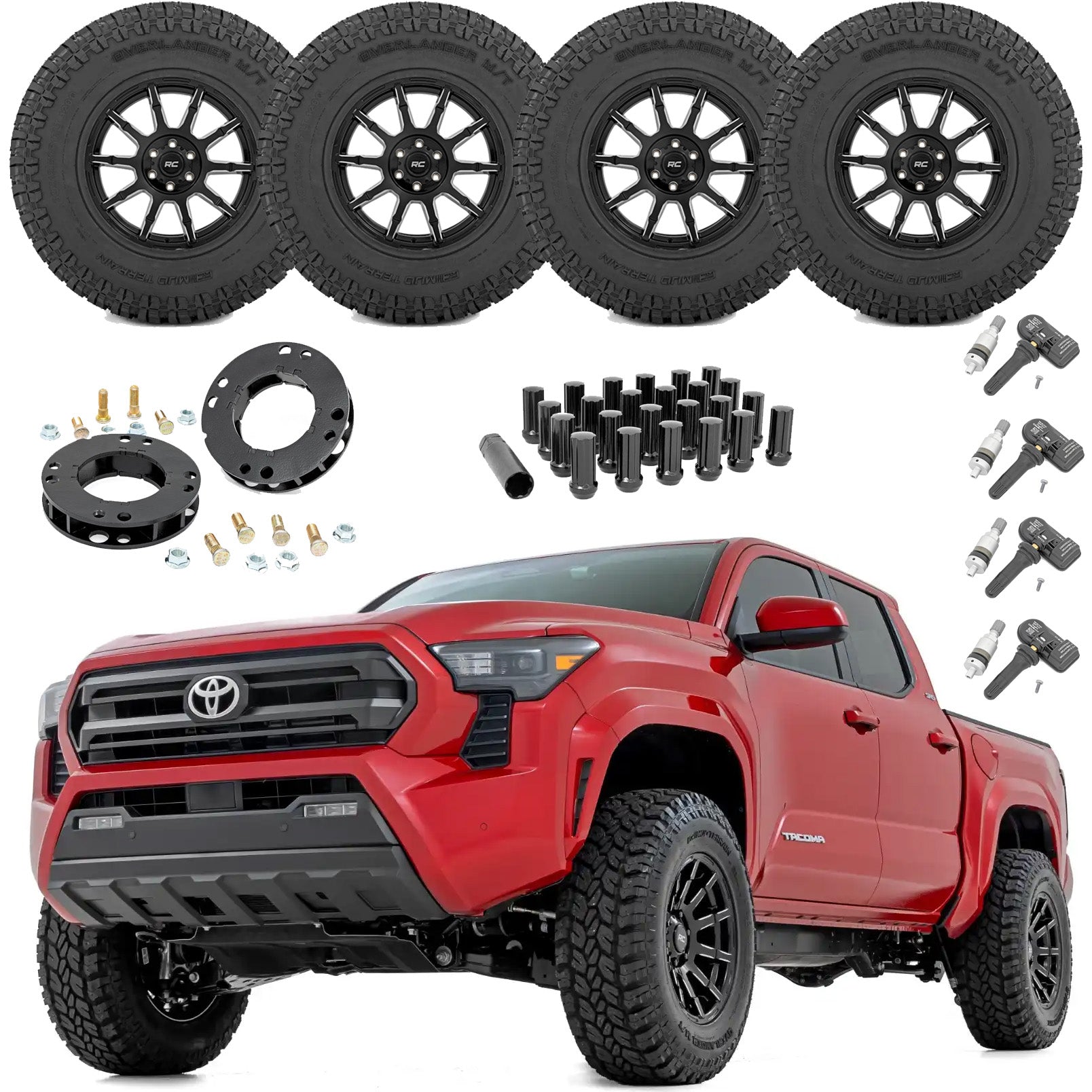 4th Gen Tacoma 33" Tire, Wheel & Suspension Package - RC M/T| 2024+ Toyota Tacoma