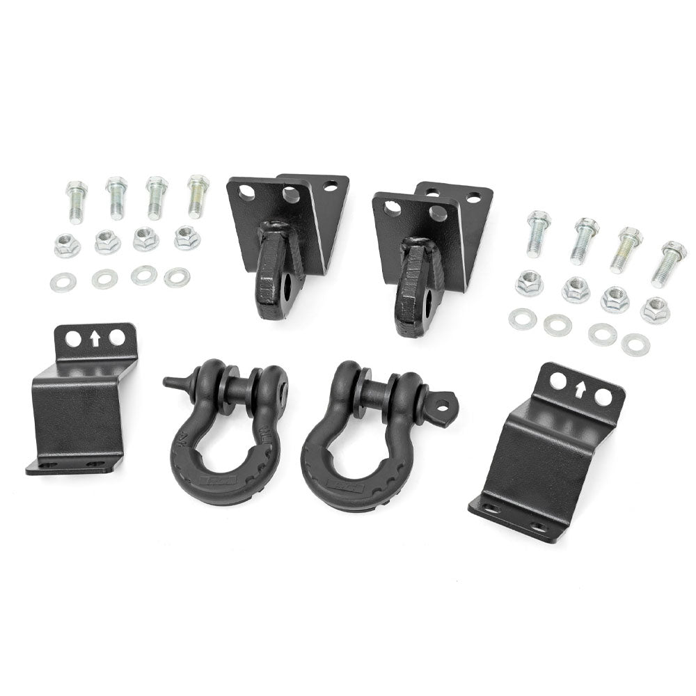 Rough Country Rear D-Ring Combo Shackle Kit | 2024+ Toyota Tacoma